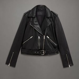 All Saints Balfern Leather Biker Jacket